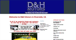 Desktop Screenshot of dhmotors.com
